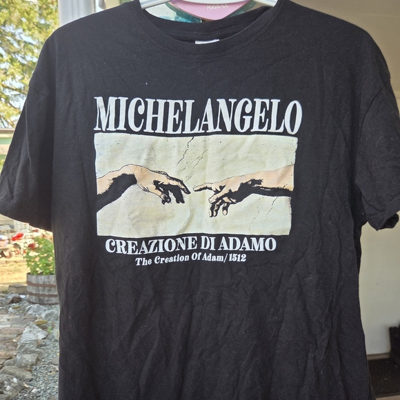 Streetwear Society Michelangelo Graphic Tee - Black - Picture 1 of 2